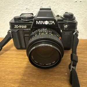 Minolta X-700 35mm Film SLR Camera Kit with 50mm Lens, Tested and Working - Picture 1 of 13