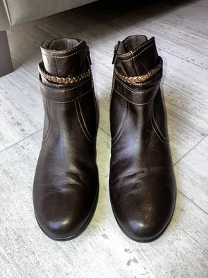 Earth Origins Botas Mujer Talla 11 Botín Marrón Punta Redonda Cómodas Foto 1 de 4