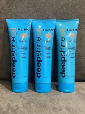 RUSK DEEPSHINE OIL MOISTURIZING CONDITIONER W/ ARGAN OIL FOR HAIR 8.5 OZ -3 PACK - Image 1 of 4