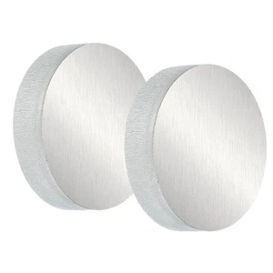 Disco de aluminio 6061, 2 piezas 2x1/2" redondo plano liso placa de aluminio - Imagen 1 de 6