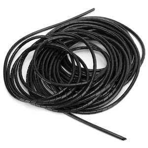 4-20m Spiral Wire Wrap Cable Electrical Wires Sleeve Holder Soft Corrosion - Afbeelding 1 van 22