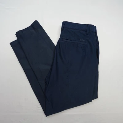 Calça Adidas adiPure masculina 30x30 (real 31x28) azul marinho golfe desempenho stretch - Imagem 1 de 4