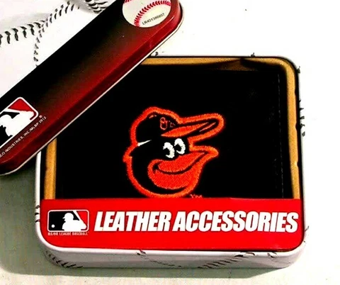 Baltimore Orioles Embroidered Billfold / Wallet Embroiered new ship now Cover