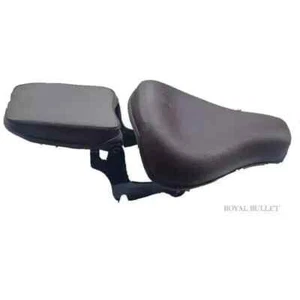 FIT For Royal Enfield Classic 350 500 and Brown Color Front & Rear Folding Seat - Picture 1 of 6