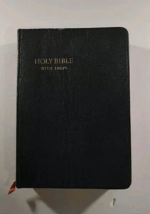 Santa Biblia vintage con ayudas impresa por Thomas Nelson & Sons C. 1952 - Imagen 1 de 6