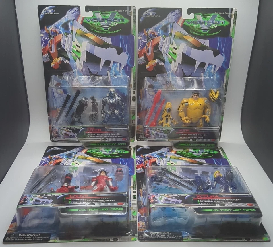 FIGURAS PILOTO SIGILOSO VOLTRON LA TERCERA DIMENSIÓN - Juego de 4 coleccionistas - Trendmasters Foto 1 de 4