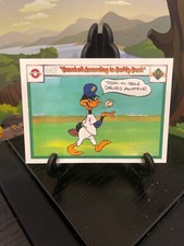 1990 Upper Deck Comic Ball Baseball According to Daffy Duck #547