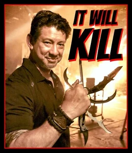 4.5" Doug Marcaida "It Will Kill" vinyl sticker. Forged in Fire Knife TV decal. - Picture 1 of 2