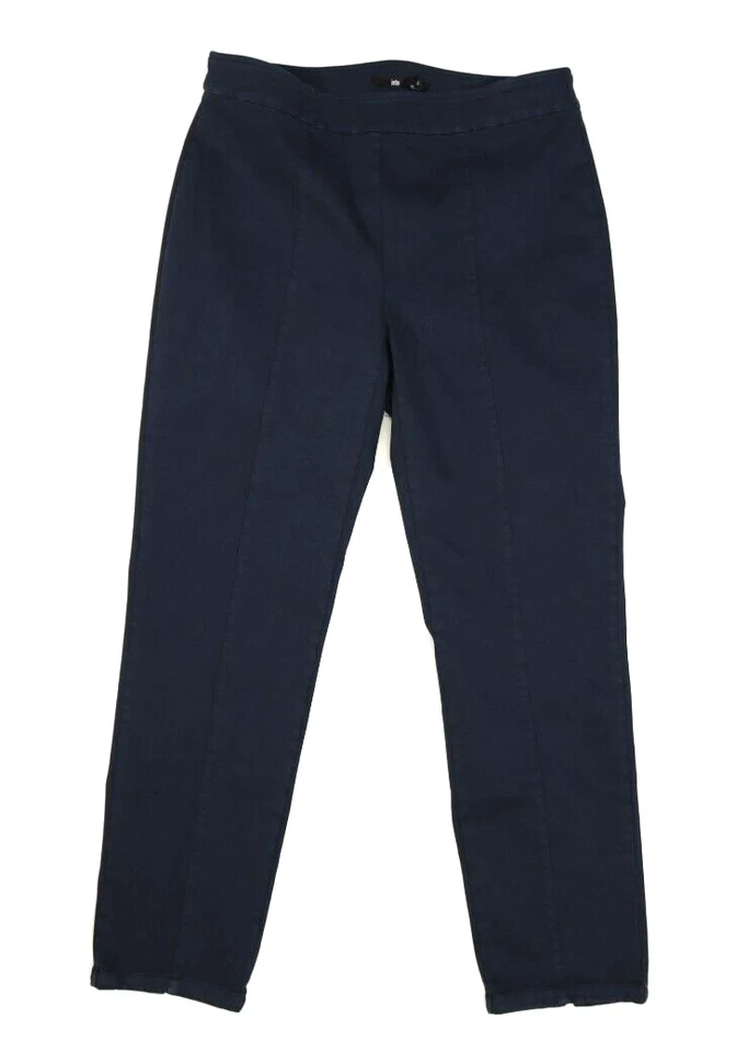 Брюки Jarbo Pallas с разрезом на спине одежда окрашенная темно-синяя эластичная джинсовая ткань женские 12 - Изображение 1 из 4