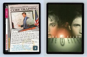 Core Training - The X-Files 1996 Premier Common CCG Card - Picture 1 of 1