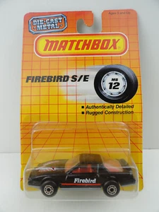 Matchbox #12 Pontiac Firebird S/E (Black) - Picture 1 of 6