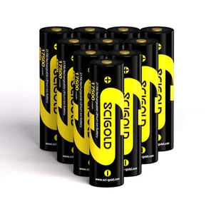 8PCS Scigold Rechargeable Battery 3.7V 17500mWh Lithium Protected Button - Picture 1 of 15