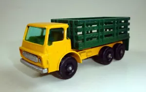 Matchbox Regular Wheel Nr. 04D Stake Truck gelb & grün perfekt - Bild 1 von 7