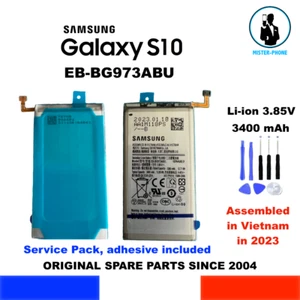 NEW GENUINE BATTERY SAMSUNG GALAXY S10 EB-BG973ABU SM-G973F/DS 3400mAh OEM - Photo 1 sur 10