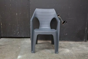 Leongatha - Moulded Polyresin Outdoor Stackable Chair - Picture 1 of 5