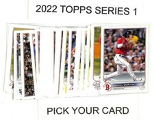 2022 Topps Series 1 Baseball Base Cards 1-250 - PICK/CHOOSE TO COMPLETE YOUR SET