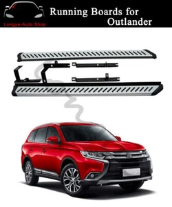 Running Boards fits for Mitsubishi Outlander 2013-2021 Side Step Nerf Bars - Picture 1 of 5