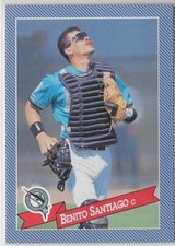 1993 Hostess Benito Santiago #21 Florida Marlins Baseball Card