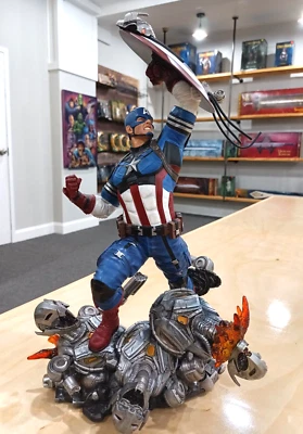 Marvel Future Revolution Captain America 1/6 Scale Statue (2022) PCS New 114/450 - Image 1 of 4