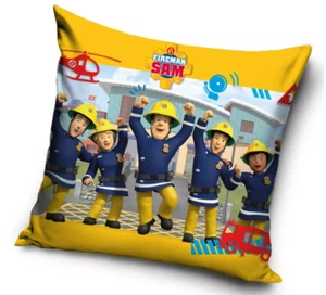 Fireman Sam Cushion Cover Velvet Velour Pillow Case Pillowcase 40x40cm - Picture 1 of 2