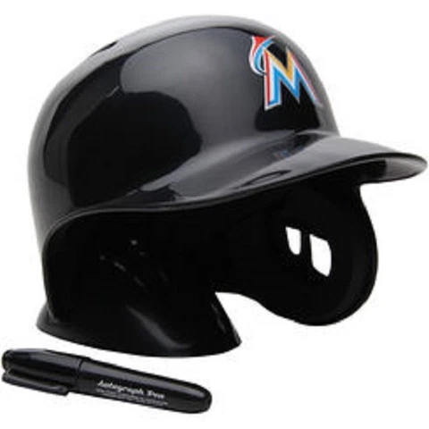 Miami Marlins Rawlings Mini Replica Helmet Cover