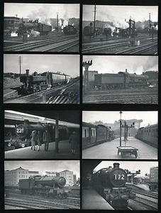 GB RAILWAY 1948 BRISTOL 8 PHOTOS STEAM TRAINS + LOCOMOTIVES - Picture 1 of 4