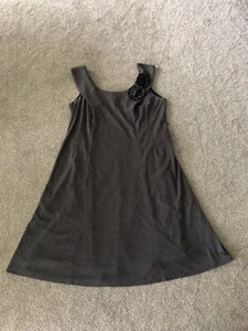 Sandra Darren dress 18W🦋Jersey Flared Workwear Career Classic sleeveless Gray - Picture 1 of 11