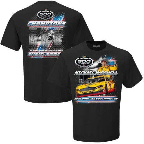 Michael McDowell 2021 CFS #34 Love's Travel Stops Daytona 500 Winner Tee FREE Cover