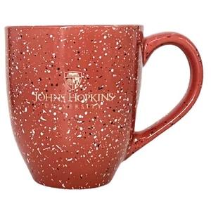 John Hopkins University By LXG Salmon Black Speckled 16 OZ Coffee Mug NEW - Picture 1 of 9