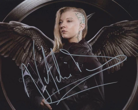 NATALIE DORMER as Cressida - The Hunger Games GENUINE SIGNED AUTOGRAPH Cover