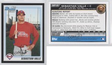 2010 Bowman Prospects Wrapper Redemption Black Sebastian Valle #BP16
