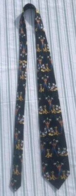 Corbata vintage Disney Mickey Unlimited - Mickey Mouse Goofy Pluto Foto 1 de 4