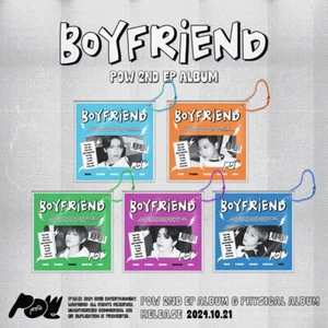 K-POP POW 2nd EP Album Mini CD+Wallet Keyring+16p Booklet+3ea P.Card+3ea Sticker - Imagen 1 de 13