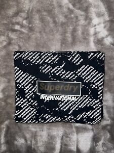 SUPERDRY Men's Box Logo Graphic All Over Print Crew Neck T-Shirt Size 3XL