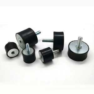 M3 M4-M12 Rubber Shock Mounts Dia 8mm-80mm Anti Vibration Bobbin Isolator Damper - Picture 1 of 9