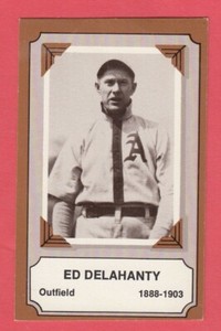 1975 Fleer Pioneers of Baseball # 10 Ed Delahanty -- Box 732-595