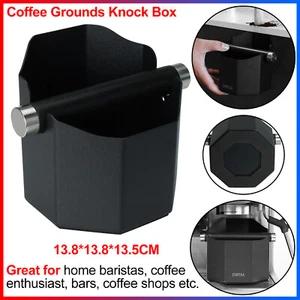 Caja de golpes de café molido antioxidante de gran capacidad 13,8*13,8*13,5 cm fácil de limpiar - Imagen 1 de 18