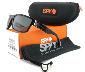 Neue Spy Rocky SOSI Sonnenbrille | schwarz/glücklich grau grüne POLARISIERTE Gläser - Bild 1 von 8