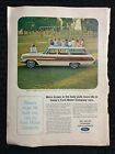 1964 FORD MOTOR CO. 8.5x11" Print Ad VG 4.0 More Brawn in Body Country Squire