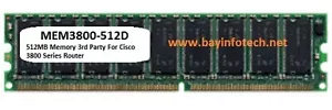 MEM3800-512D 512 MB Speicher-Upgrade von Drittanbietern für Cisco 3800 3825 & 3845 Router - Bild 1 von 1