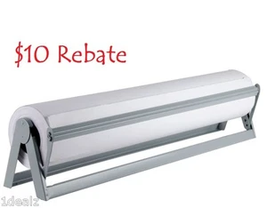 Dispensador cortador de papel de 36" para envoltura de regalo de carnicero y papel rollo Kraft + reembolso - Imagen 1 de 5