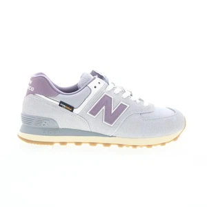 New Balance 574 U574YGD Mens Gray Suede Lace Up Lifestyle Sneakers Shoes - Picture 1 of 4