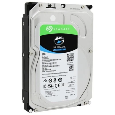 Seagate SkyHawk 6TB ST6000VX001 3.5 SATA 256 MB Cache PC CCTV HDD Hard Drive - Image 1 of 3