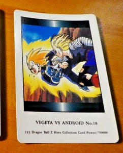 DRAGON BALL Z DBZ HERO COLLECTION PART 1 CARD REG CARTE 112 MADE IN JAPAN NM - Bild 1 von 2