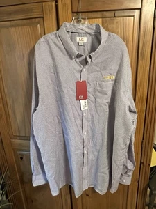 Cutter And Buck LSU Button Down Long Sleeved Shirt Size 3XL Brand New With Tags - Picture 1 of 8