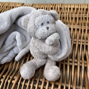 The Little White Company Monkey Blanket Soother Comforter Soft Toy Plush - Picture 1 of 7