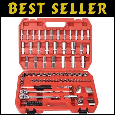 117-Piece Socket Ratchet Wrench Set with Storage Case - Image 1 of 4