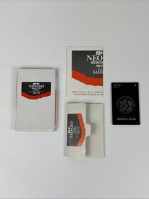 SNK NEOGEO Memory Card original CIB tested and working NEO-IC8 Complete