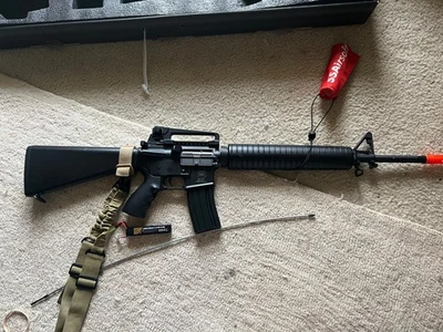 A&K Airsoft Full Length M16A3 AEG Rifle w/ Full Metal Gearbox - Image 1 of 4