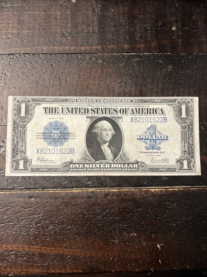1923 $1.00 Horse Blanket Silver Certificate Series of 1923 - Image 1 of 2